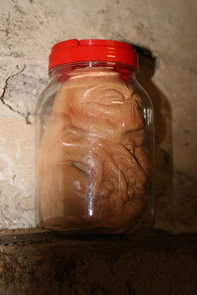 Deko Leichenteil "eingemachter Embryo"